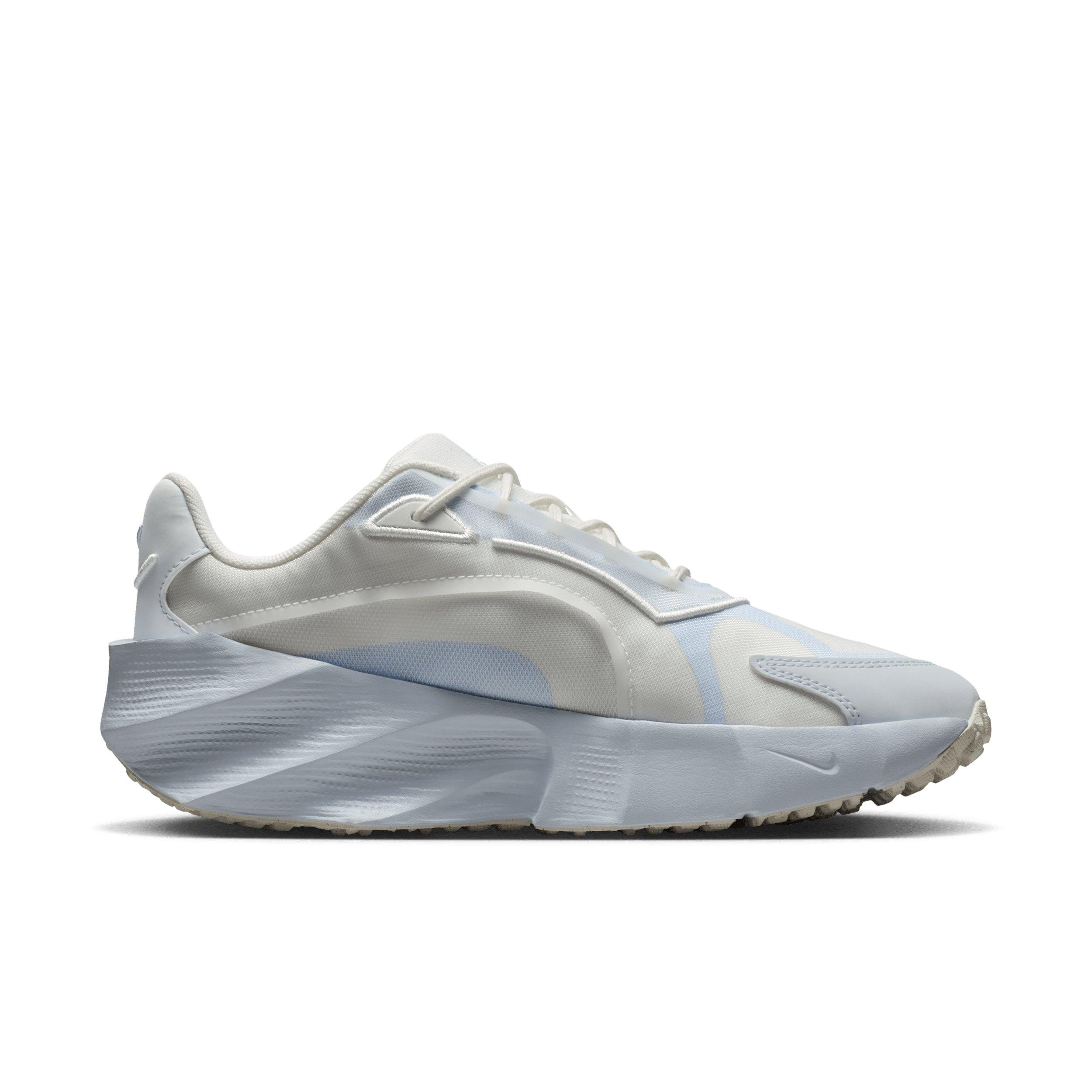 Nike Aura Edge "Summit White/Football Grey/Hydrogen Blue" Women's Shoe - WHITE/GREY/BLUE